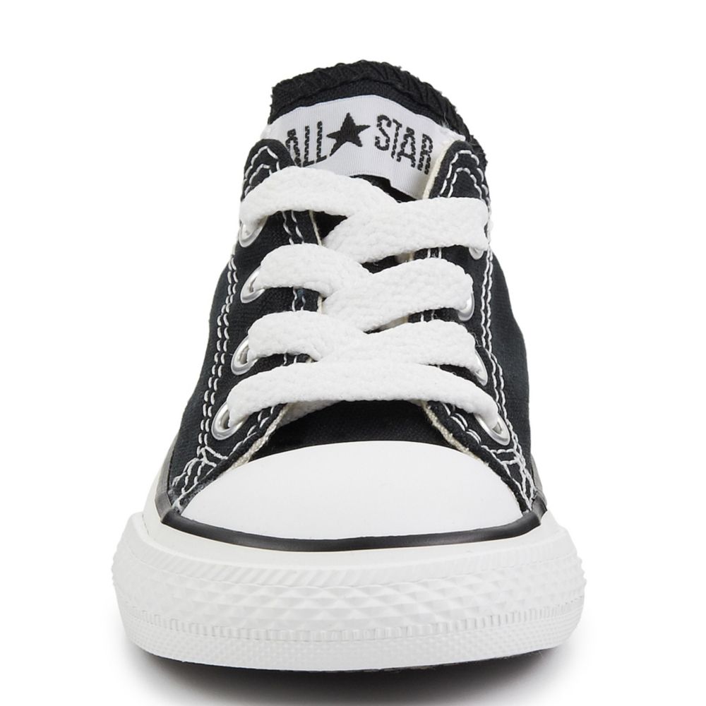 black and white infant converse