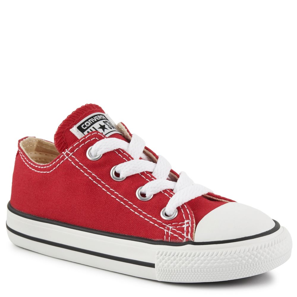 Red Converse Boys Chuck Taylor All Star Ox