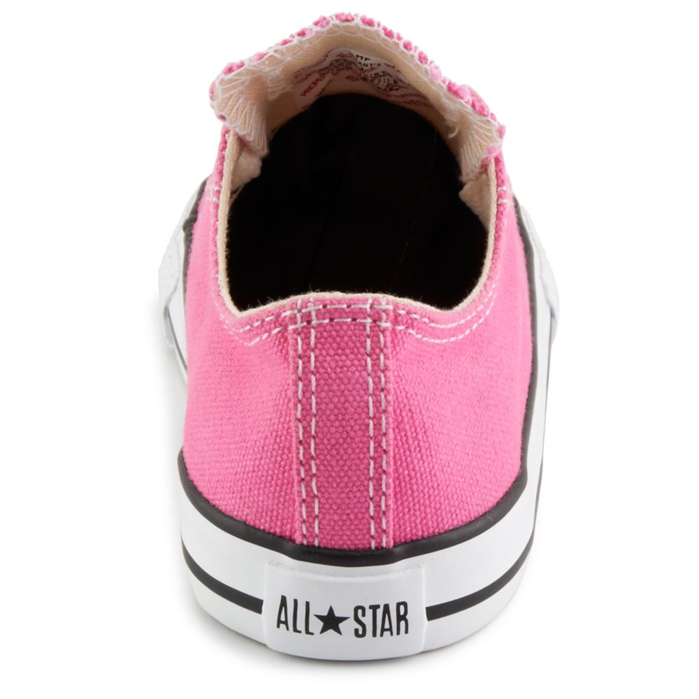 girls light pink converse