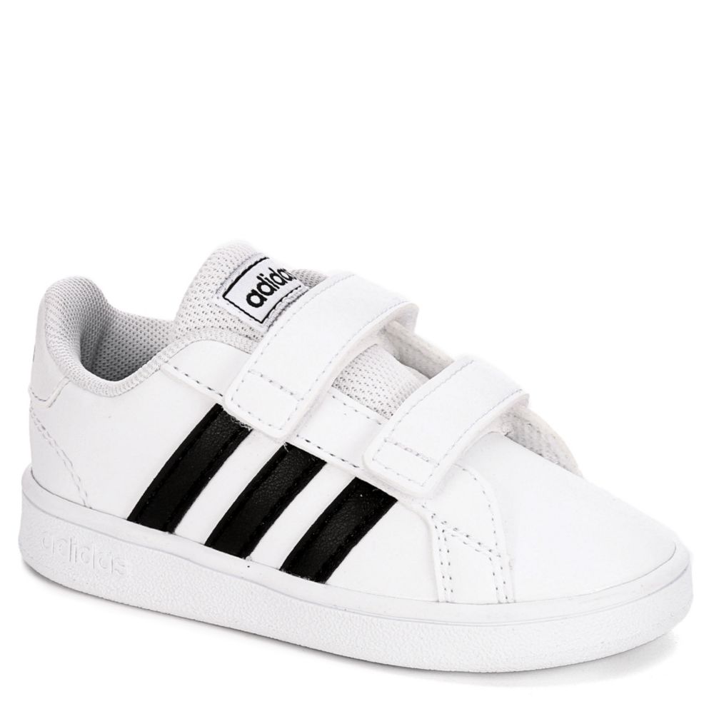 White Adidas Boys Infant Court Slip-On Sneaker | Rack Room Shoes Rack Room Shoes