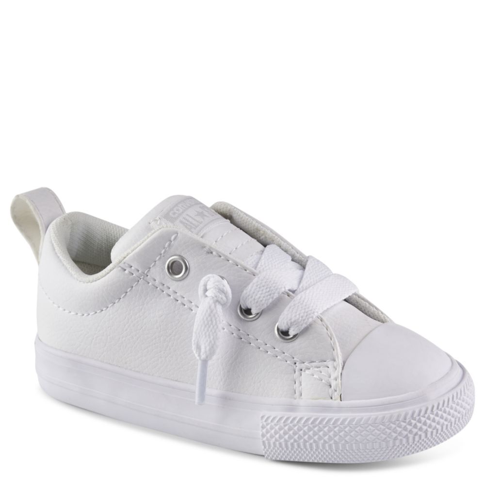 white leather converse toddler 