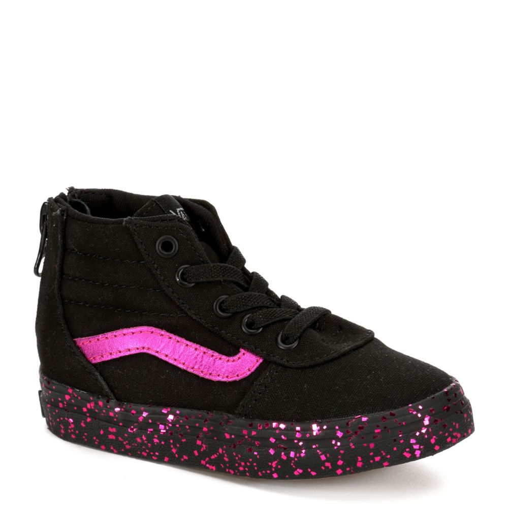 vans black shoes girls