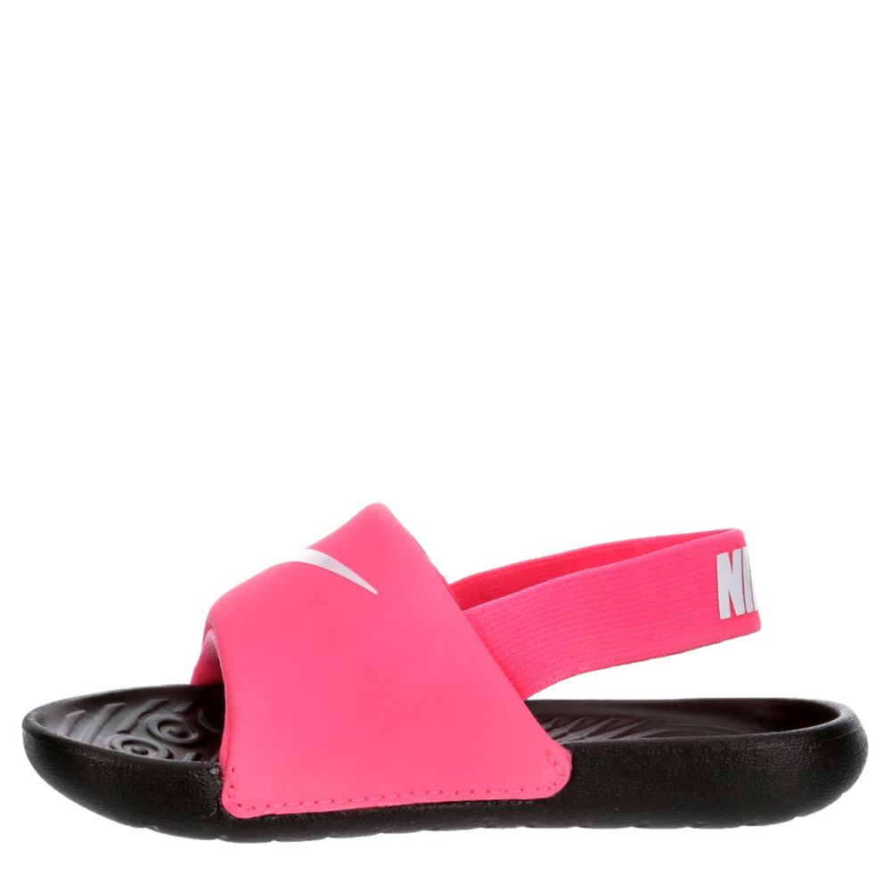 nike kawa slides infant pink