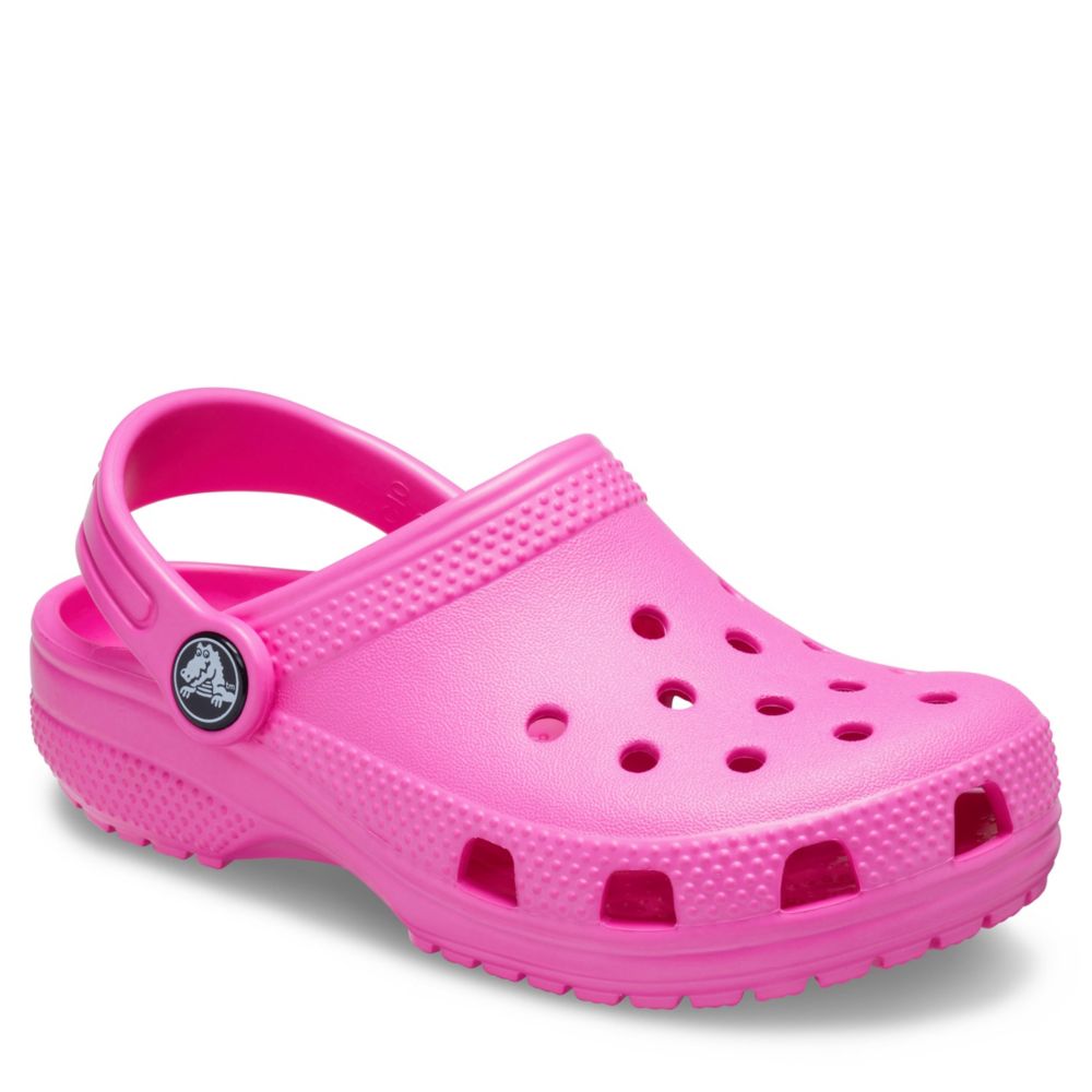 infant pink crocs
