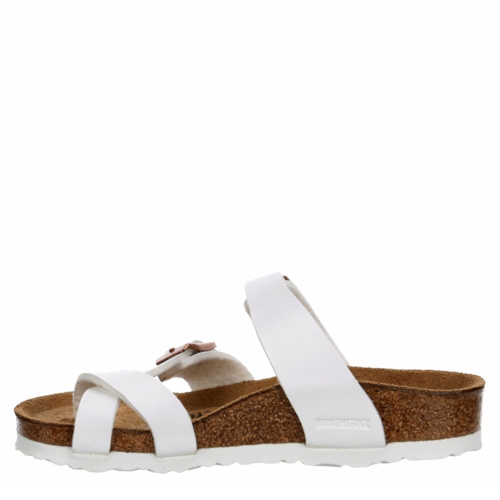 White Birkenstock Girls Little Kid Mayari Footbed Sandal | Kids | Rack ...