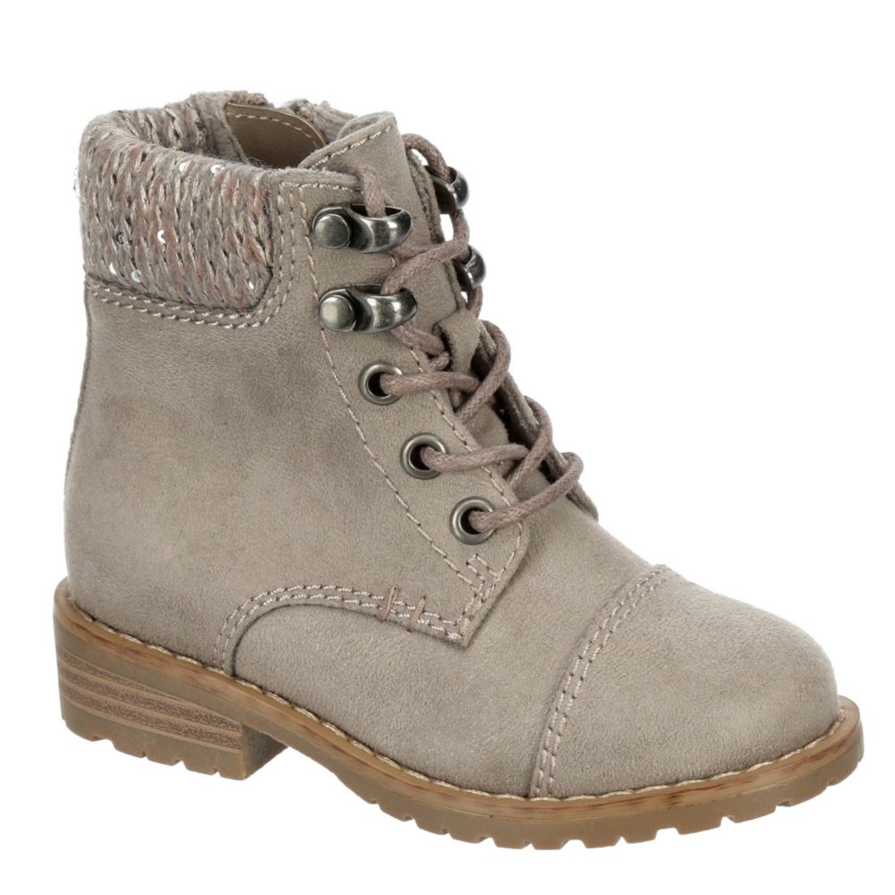 grey infant boots