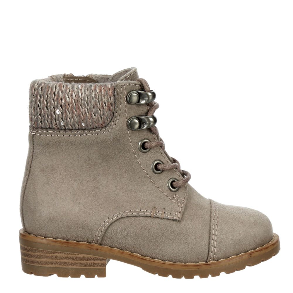 grey infant boots