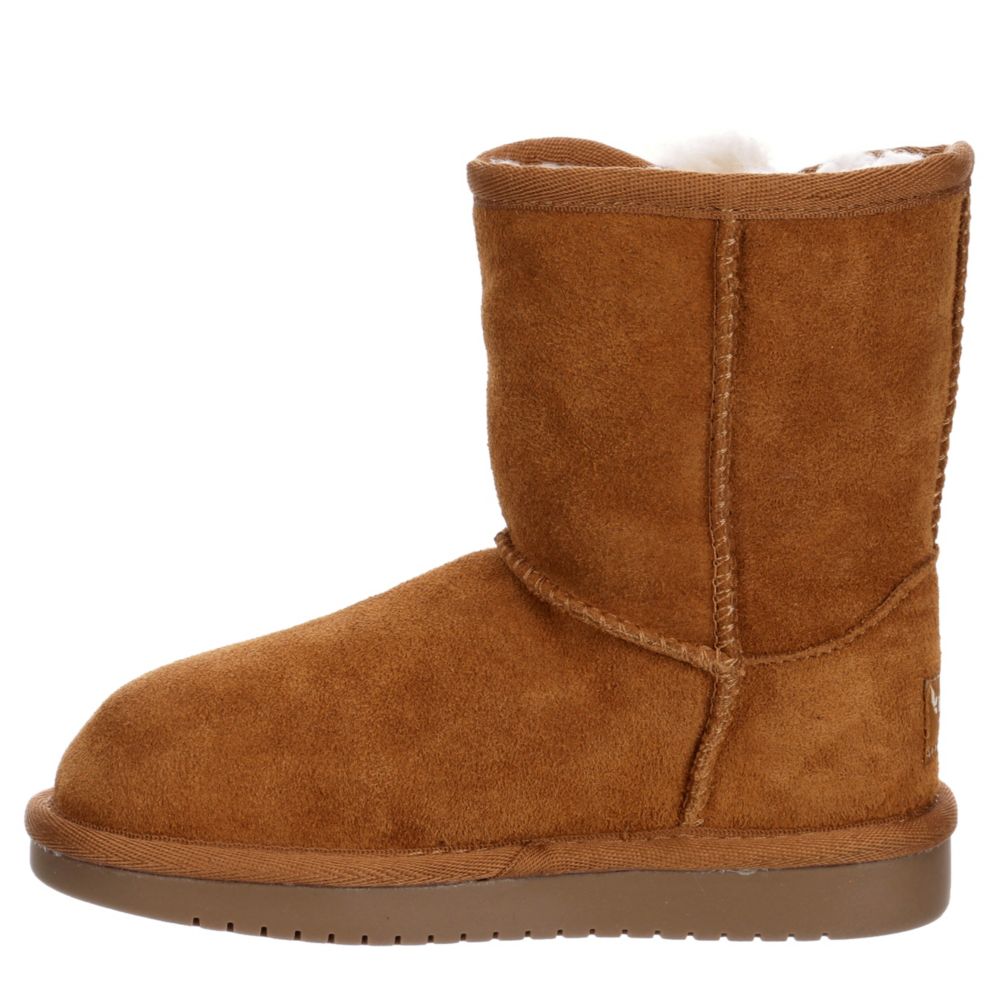 Chestnut Girls Toddler little Kid Victoria Short Fur Boot