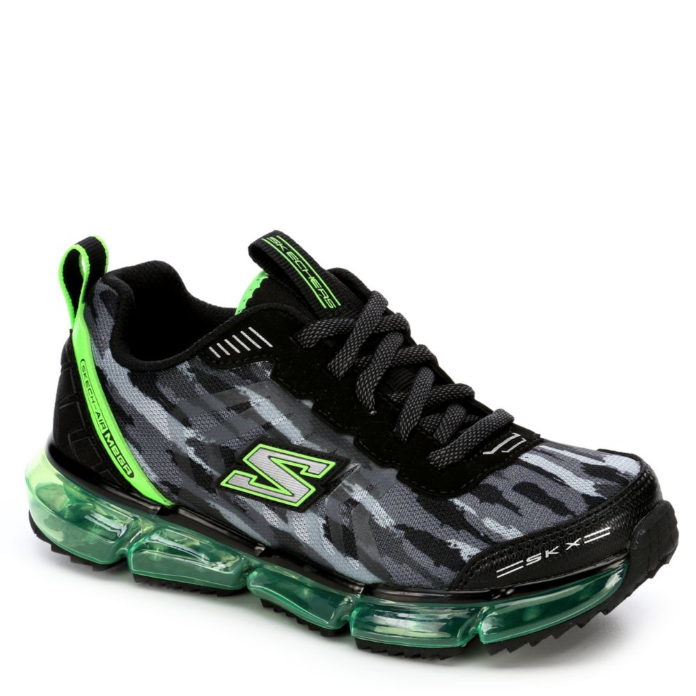 Black Skechers Boys Skech Air Mega