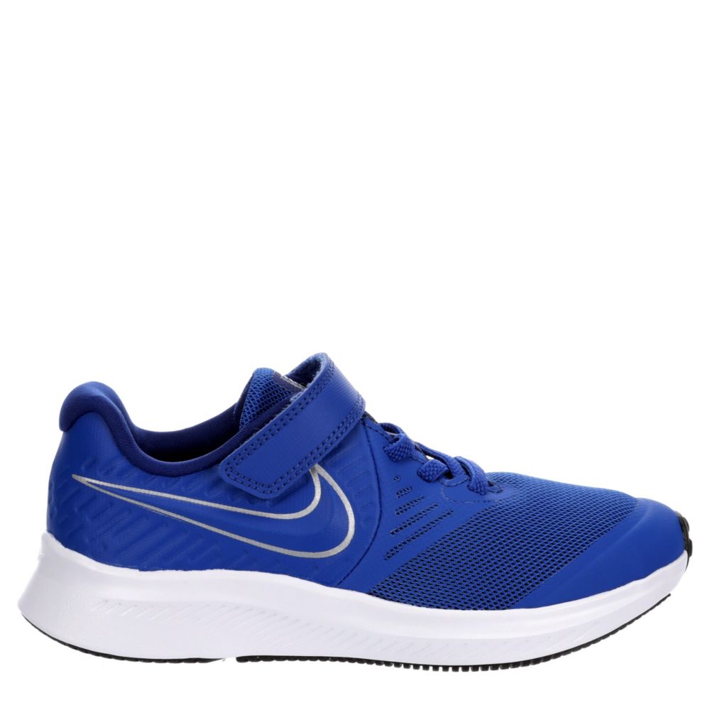 blue nike slip ons