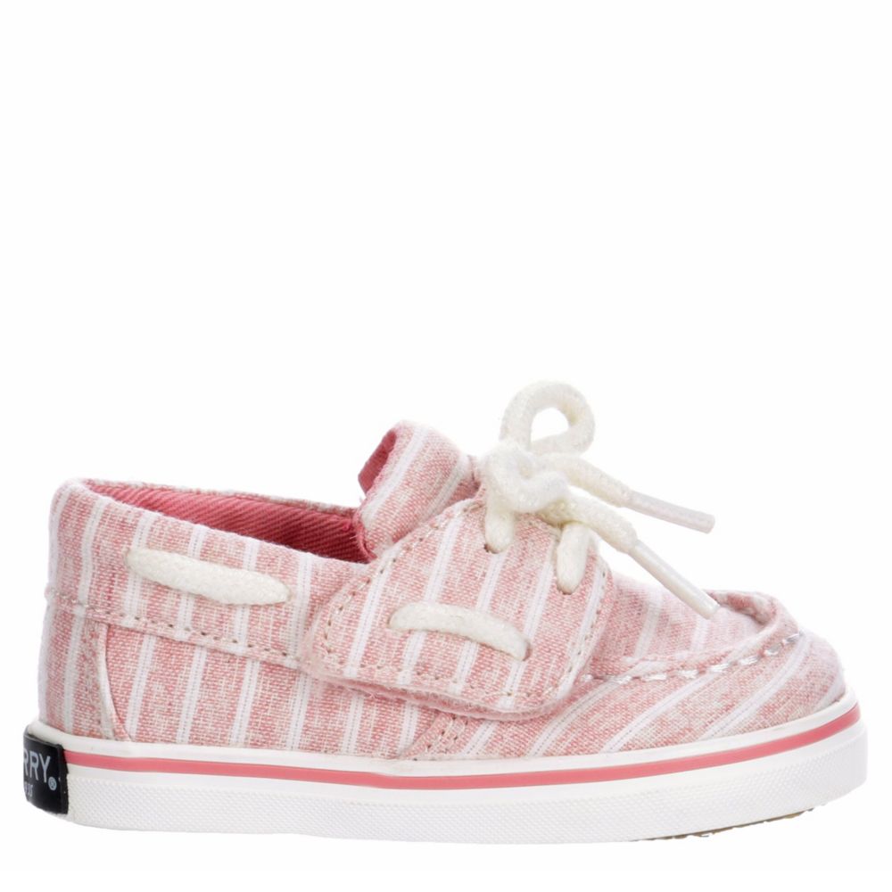 girls pink sperry