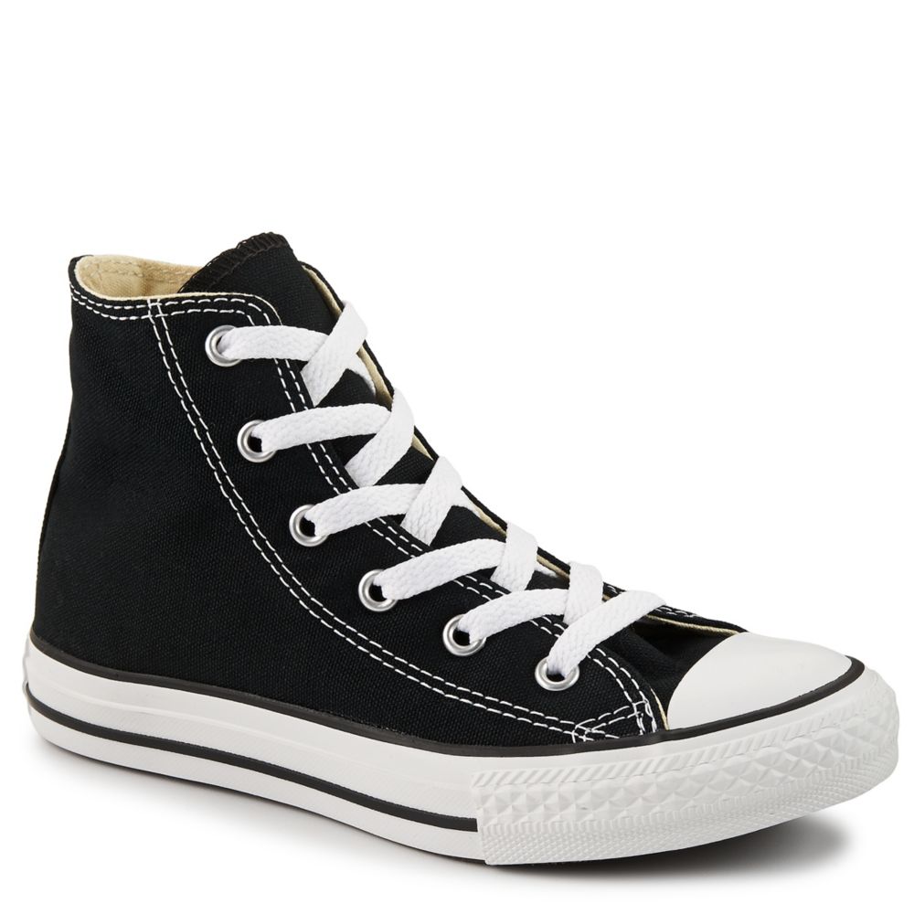 kids high top converse black