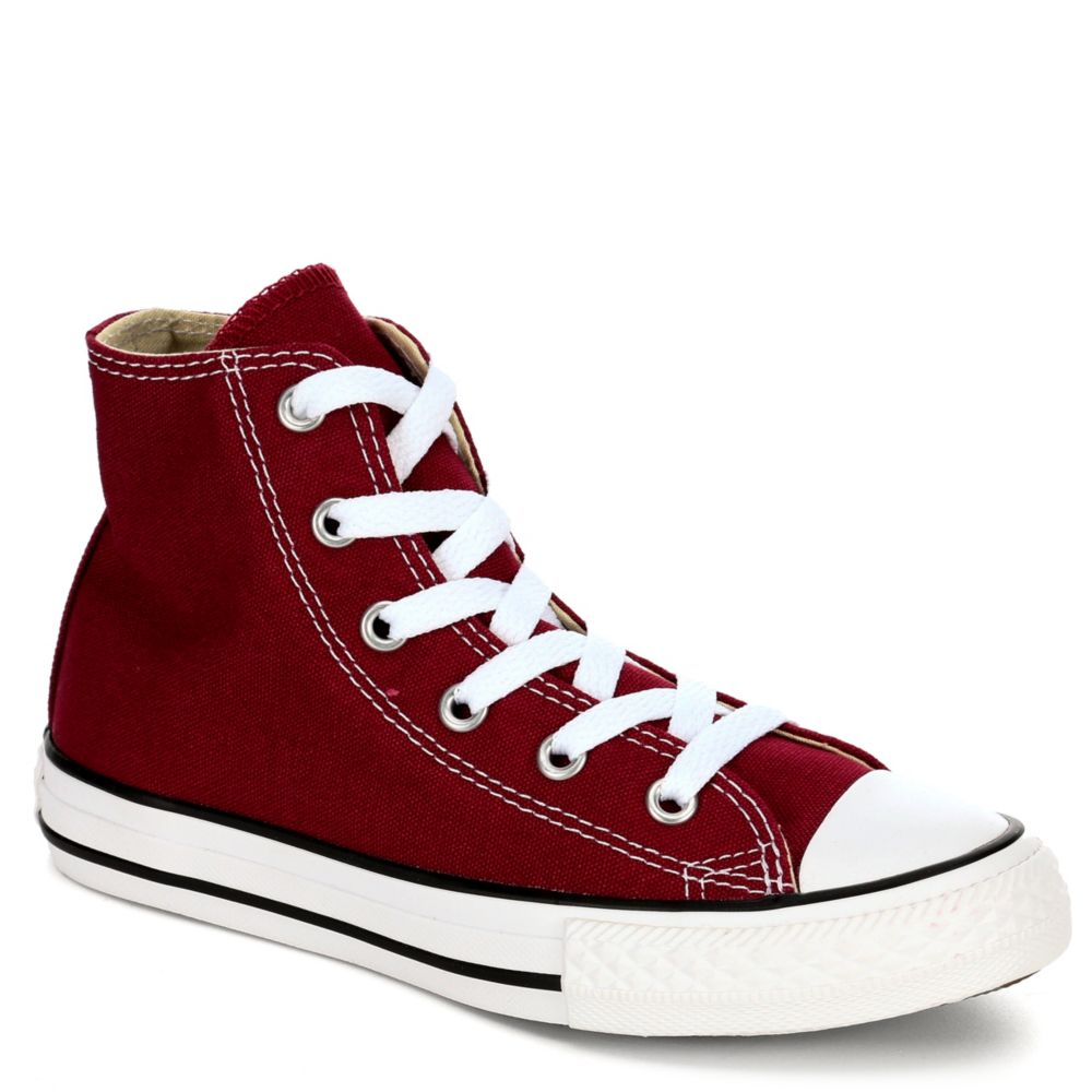 Burgundy Converse Boys Chuck Taylor All Star Hi | Athletic | Rack Room ...