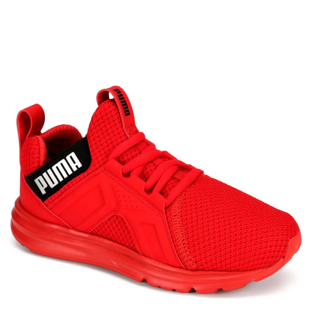 puma red shoes
