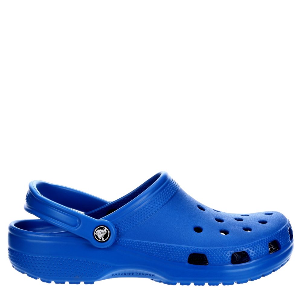 all blue crocs