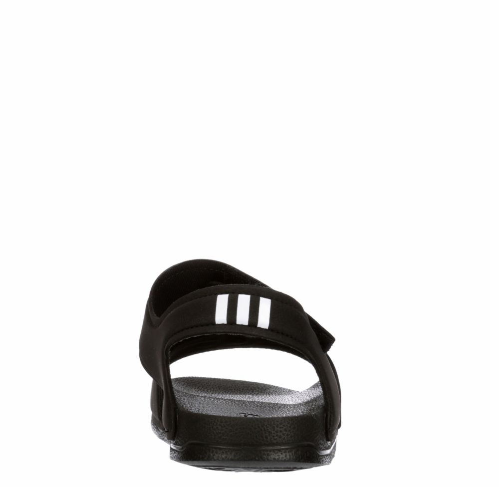 Black Adidas Boys Adilette Outdoor Sandal Kids Rack Room Shoes