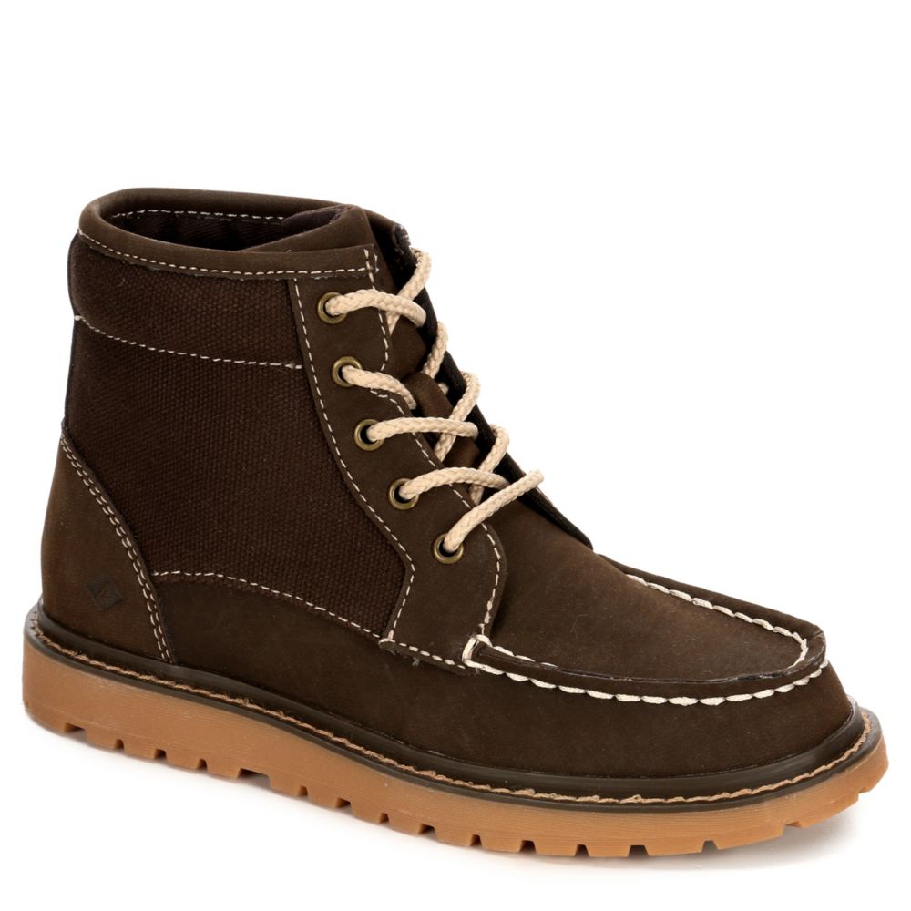 sperry lace up boots