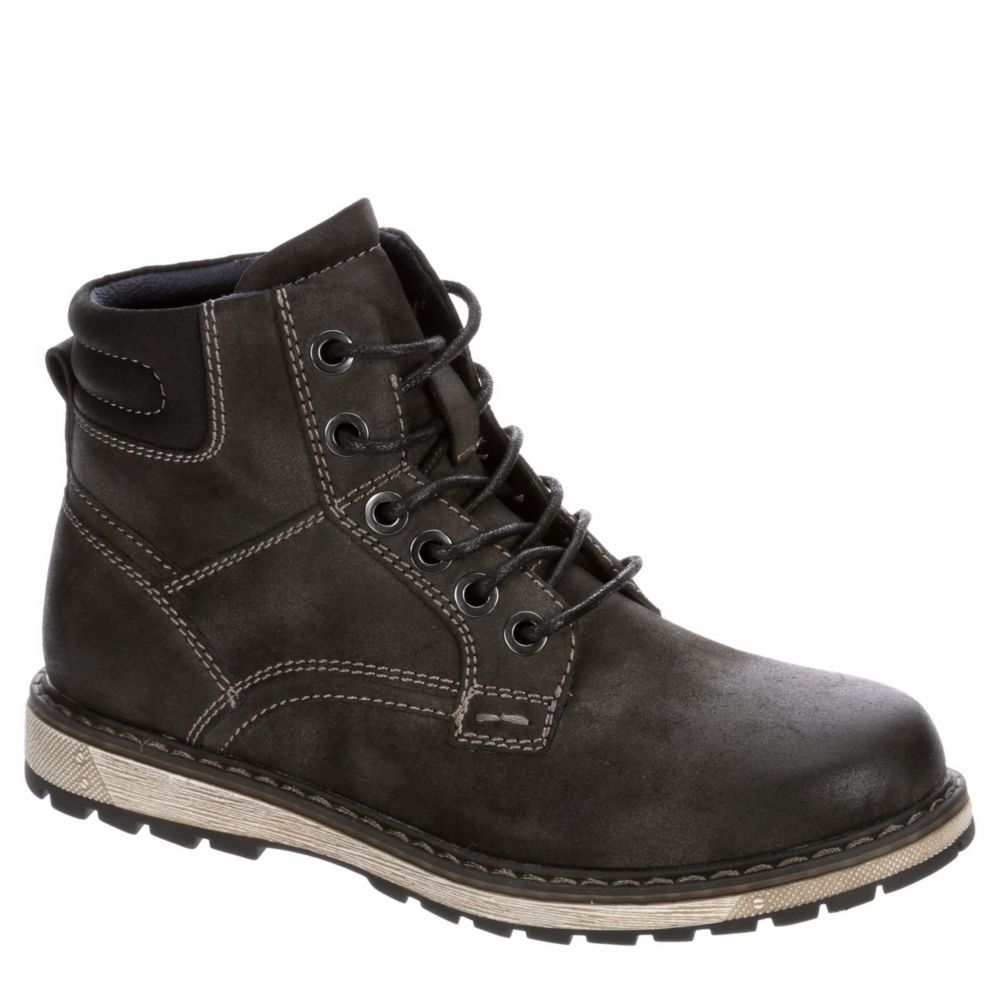 boys leather lace up boots