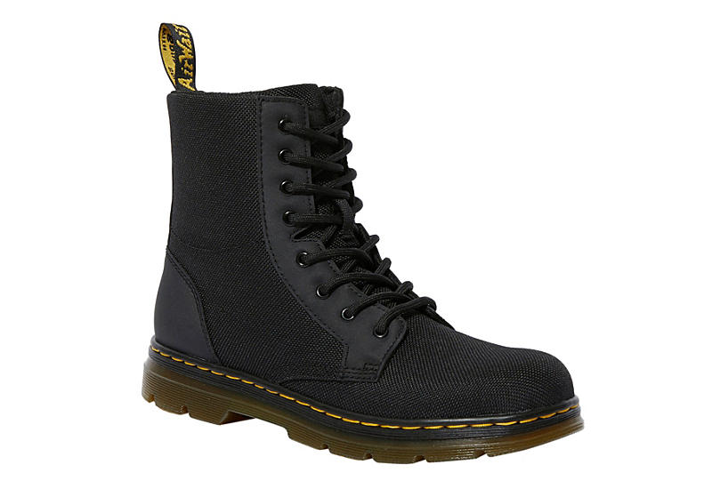 Black Dr.martens Boys Combs Combat Boot | Boots | Rack Room Shoes