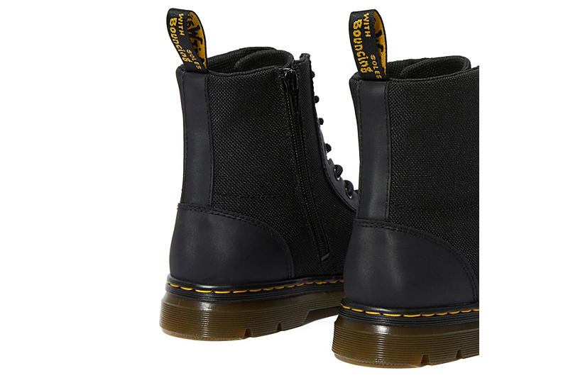 Black Dr.martens Boys Combs Combat Boot | Boots | Rack Room Shoes