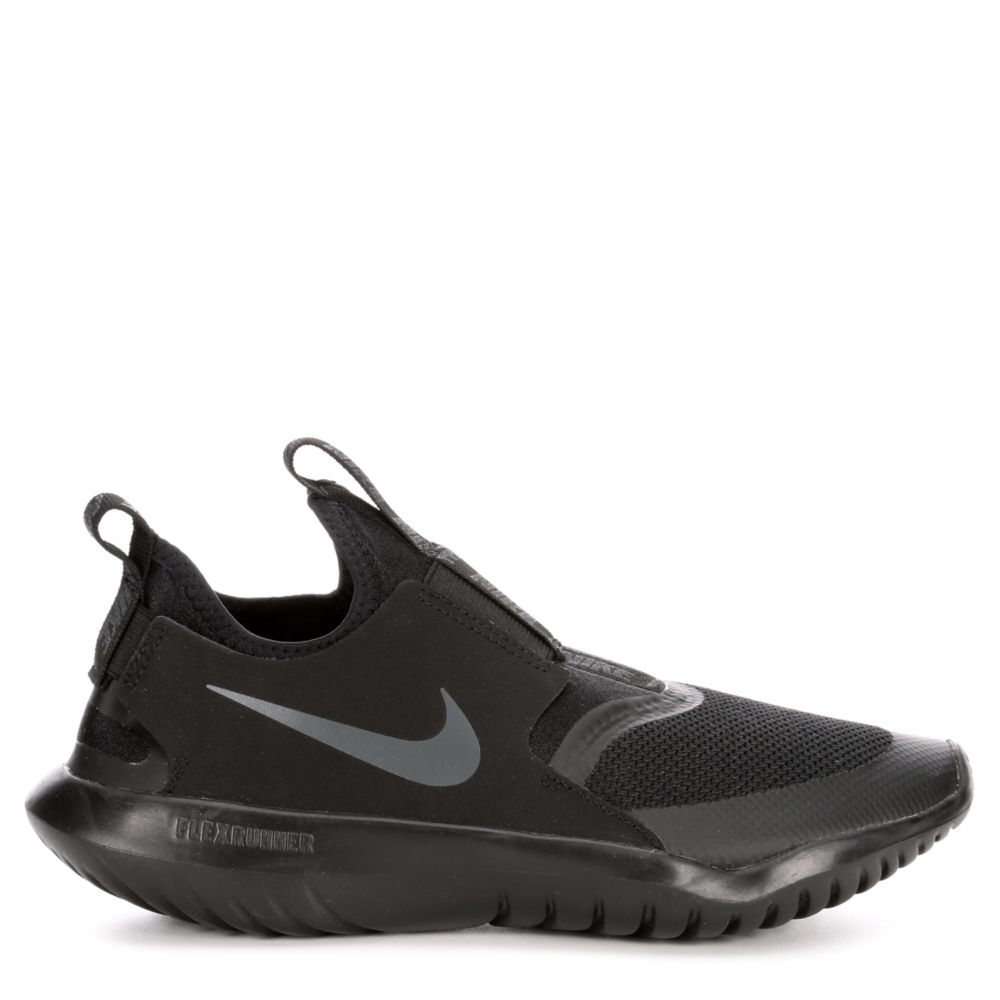 Black Nike Boys Flex Runner Slip On 