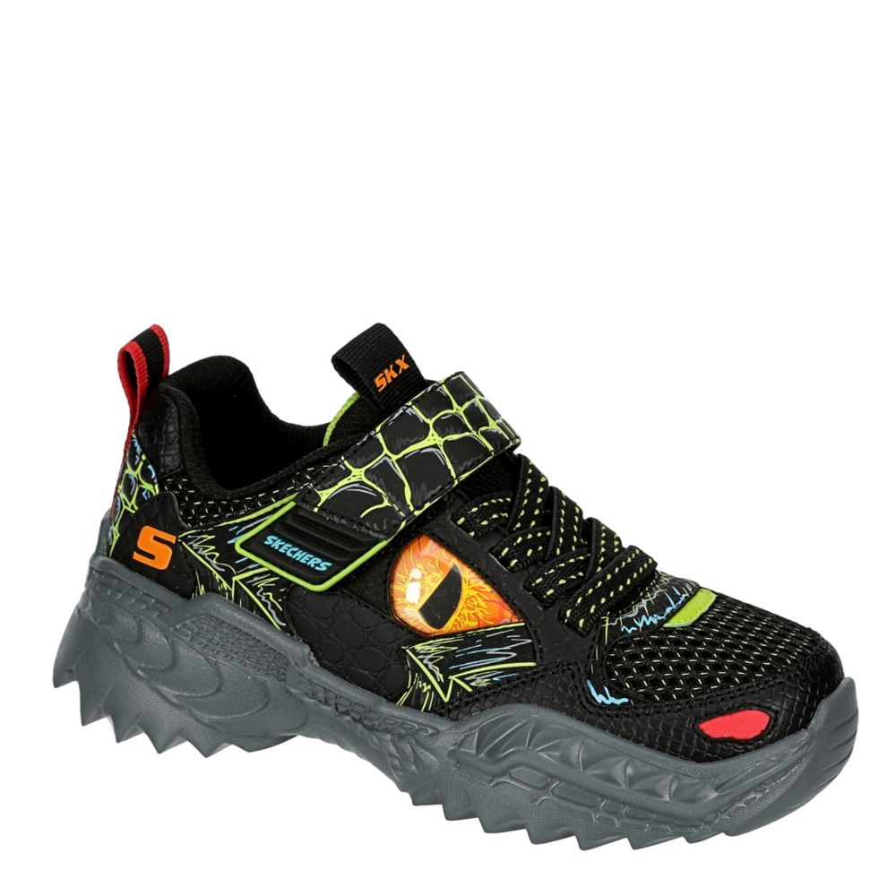 boys black skechers
