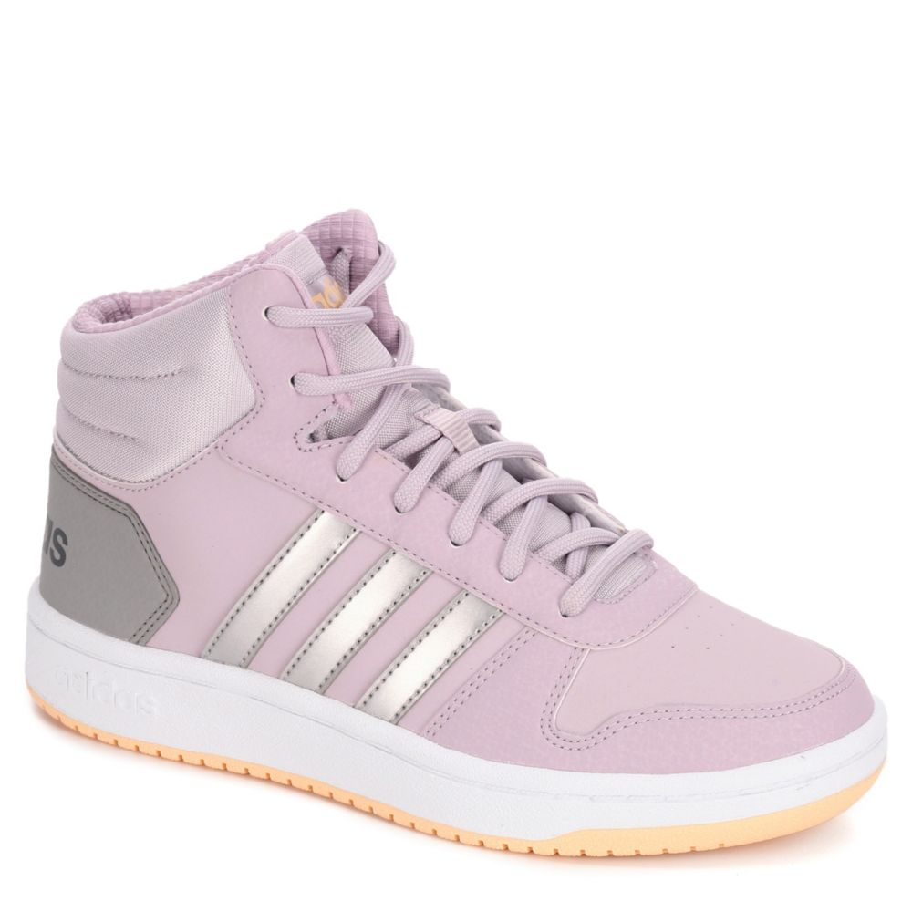 Adidas Girls Hoops 2.0 Mid Top Sneaker 