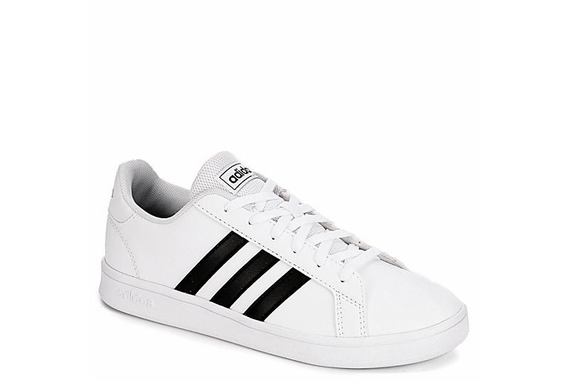 White Adidas Boys Grand Court | Athletic | Rack Room Shoes