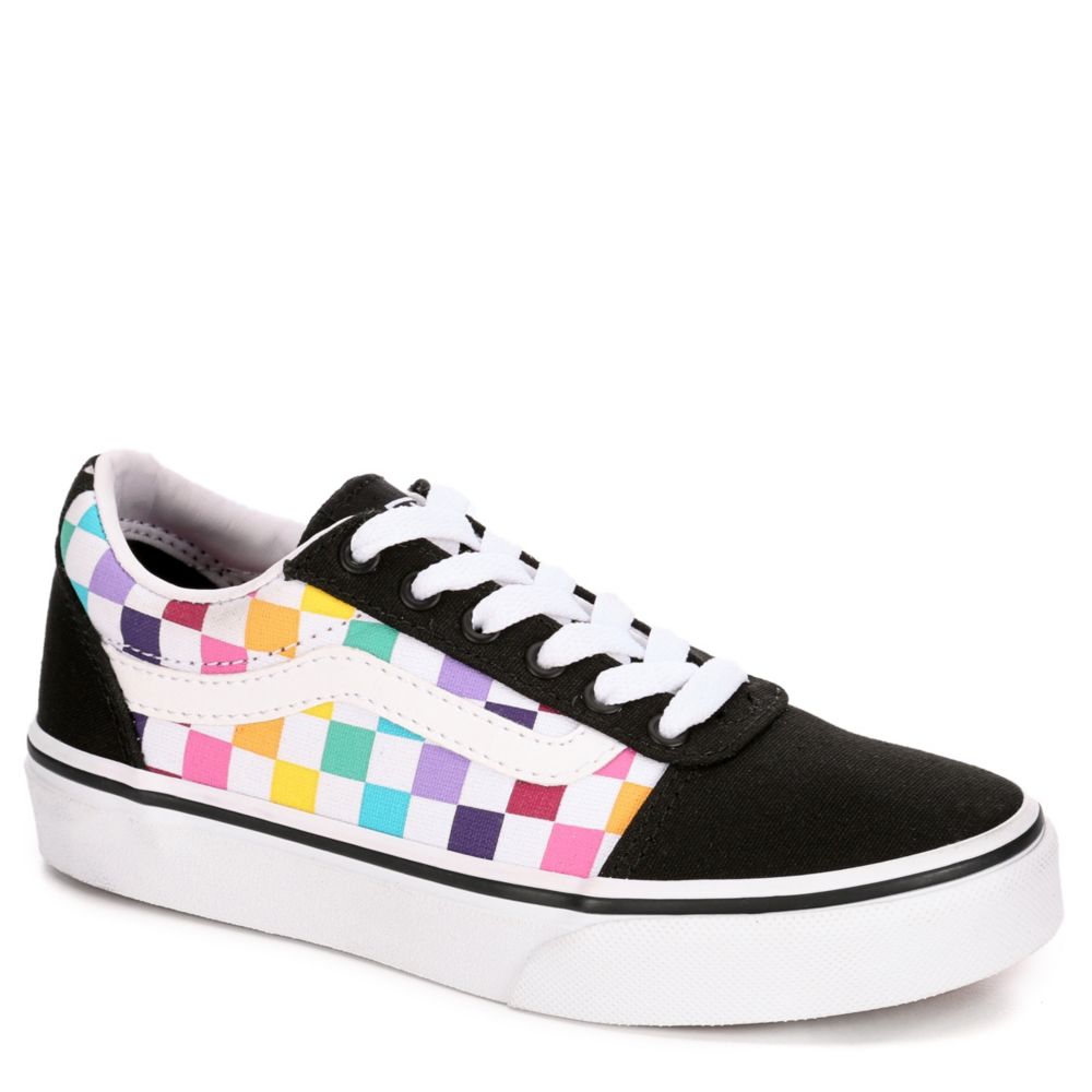 girl vans black