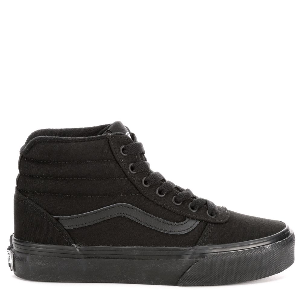 boys black high top vans