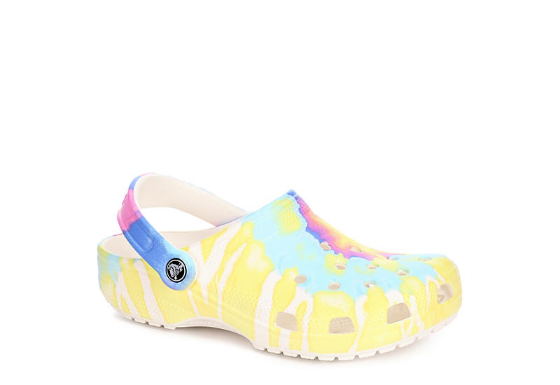 Crocs Baby-Girls Classic Tie Dye Graphic Clog Clog 