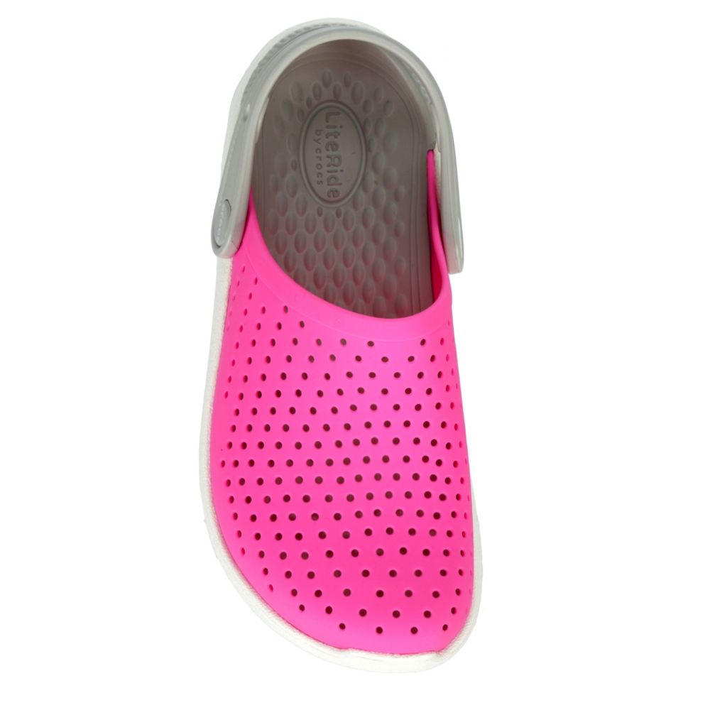 crocs literide clog pink