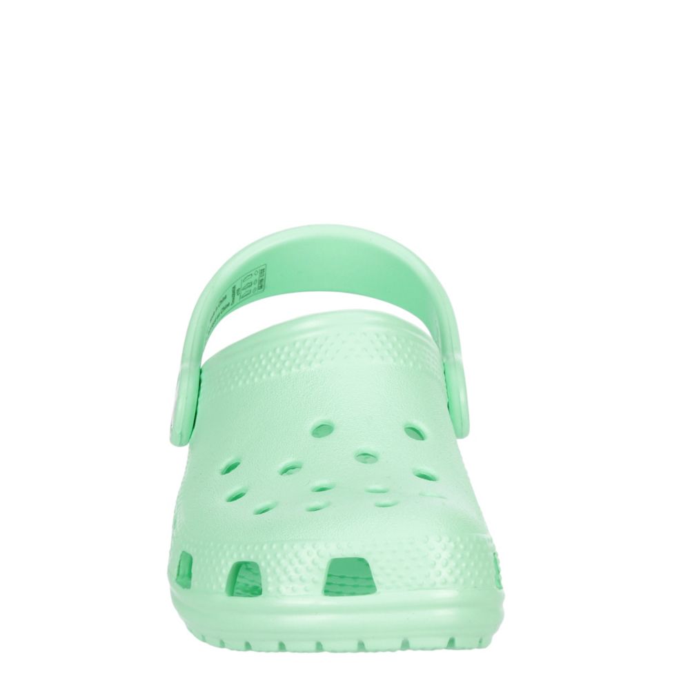 Mint Crocs Girls Classic Clog | Slip On 