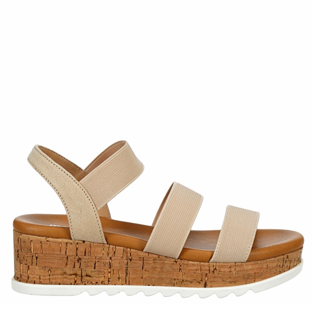 nude wedge sandal