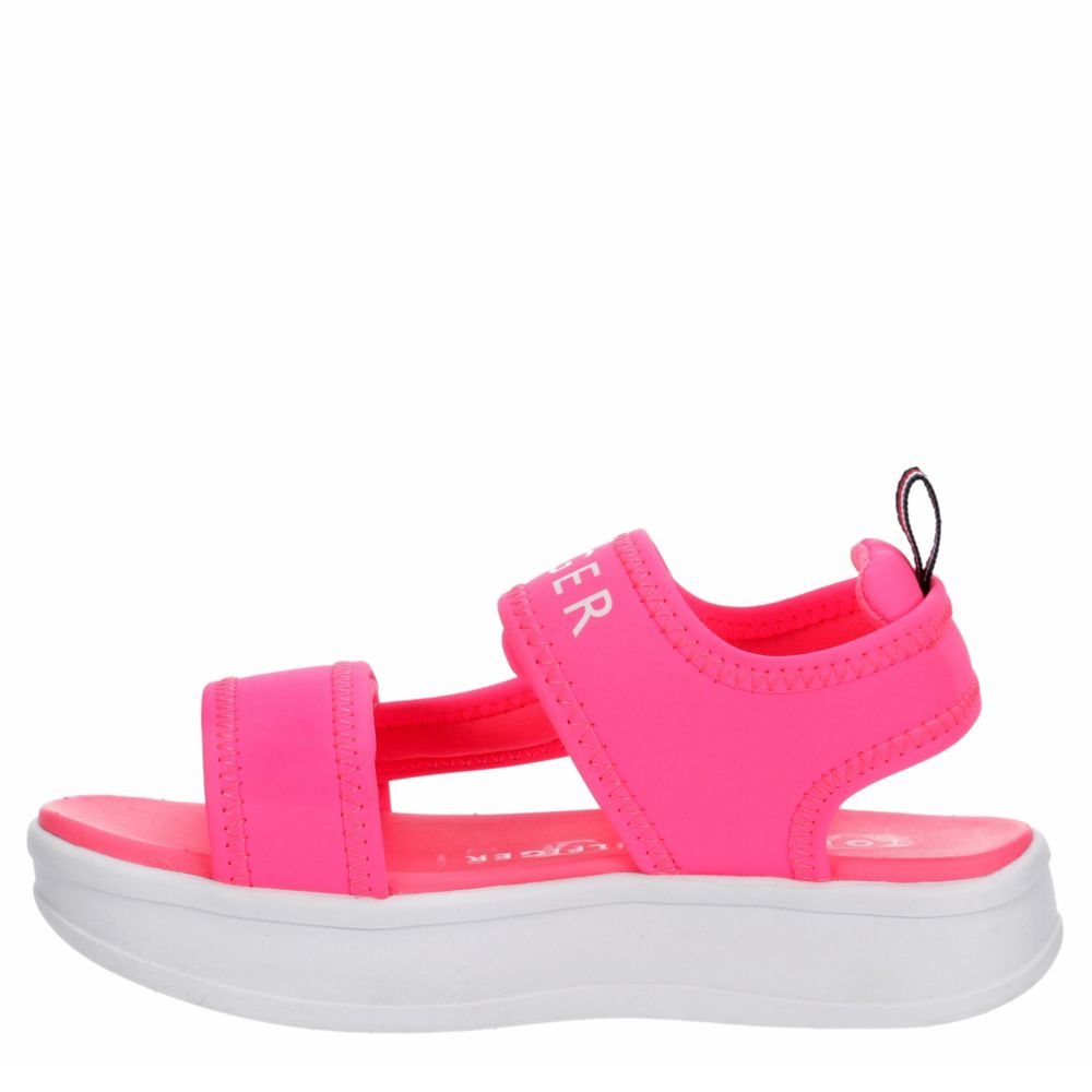 tommy hilfiger lilac mesh web sporty sandals