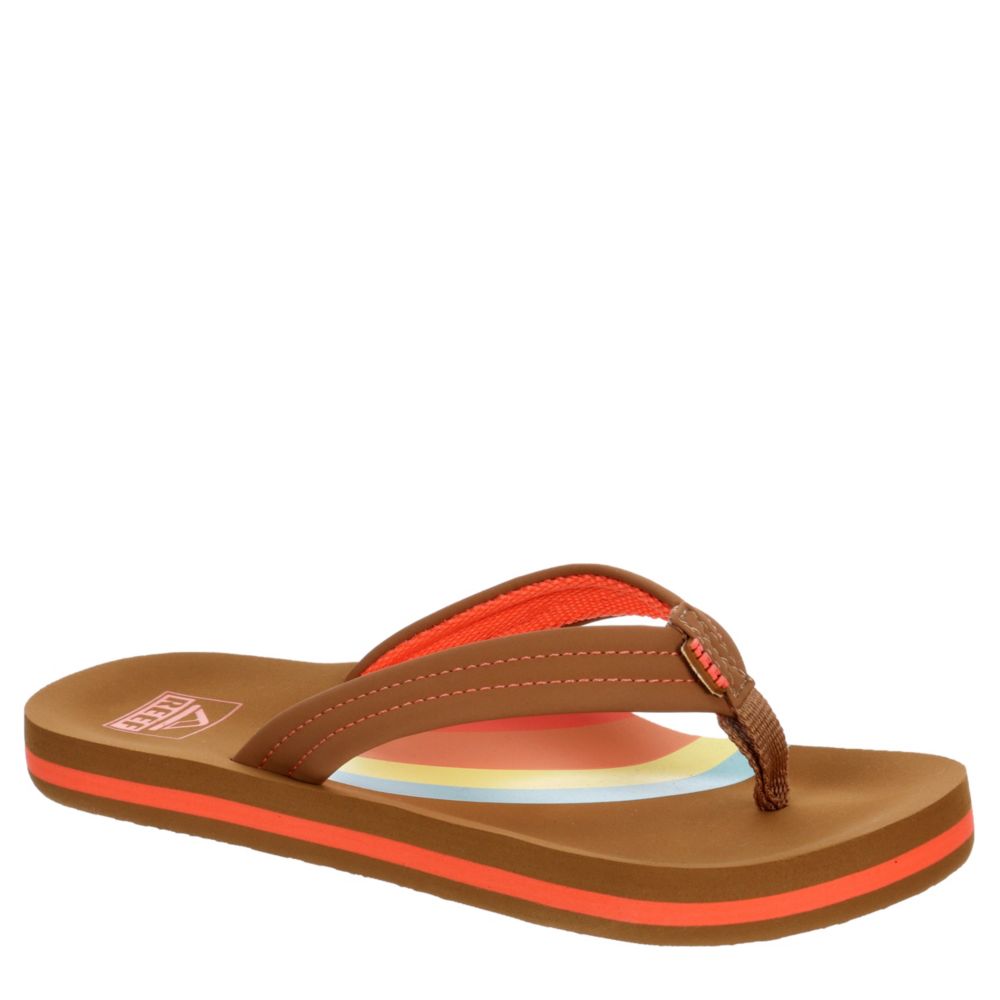 reef tan flip flops