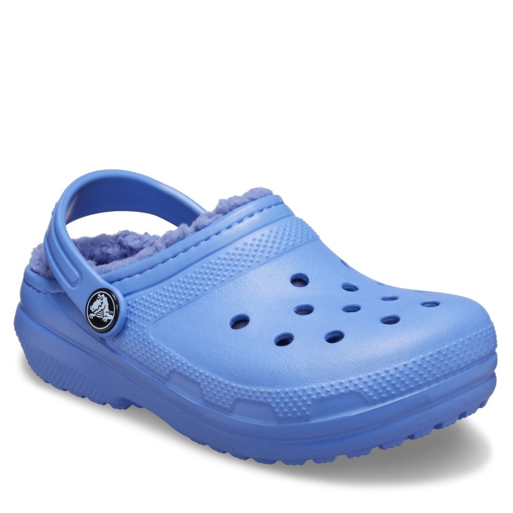 kids fur crocs