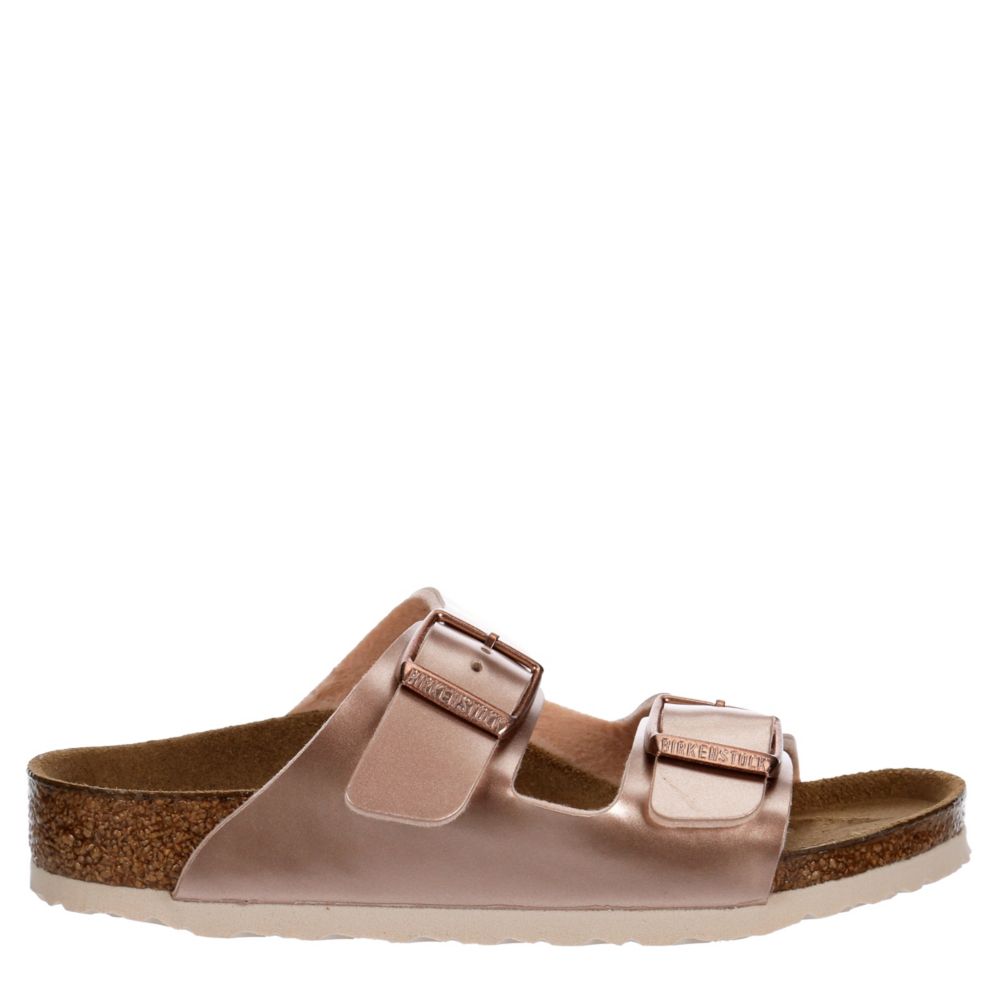 GIRLS LITTLE KID ARIZONA FOOTBED SANDAL ROSE GOLD