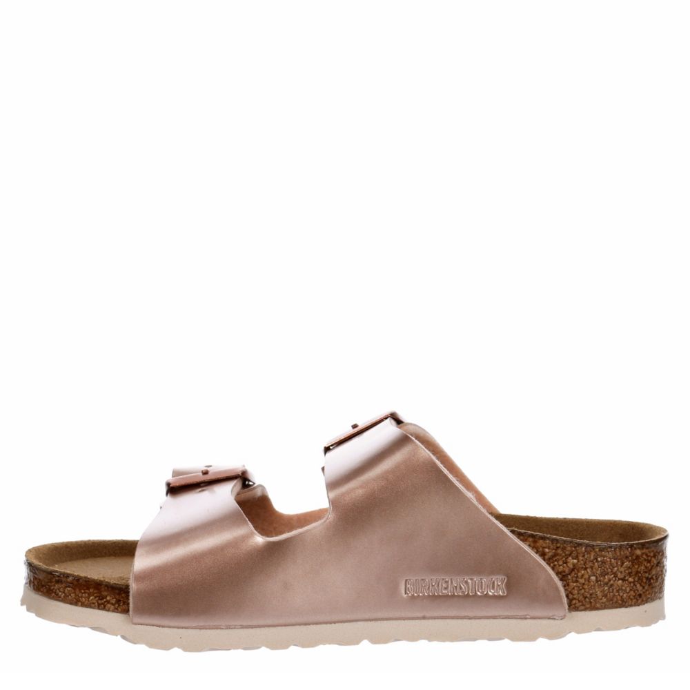 girls rose gold birkenstocks