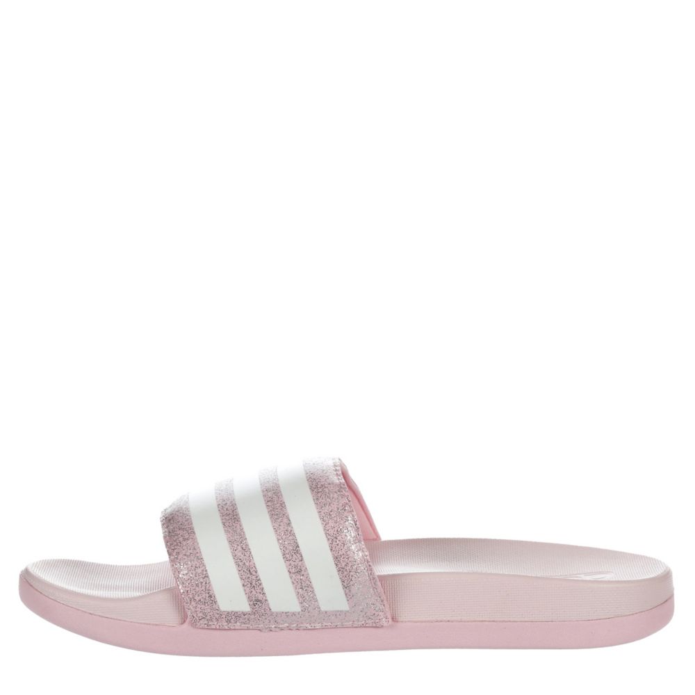 pale pink adidas slides