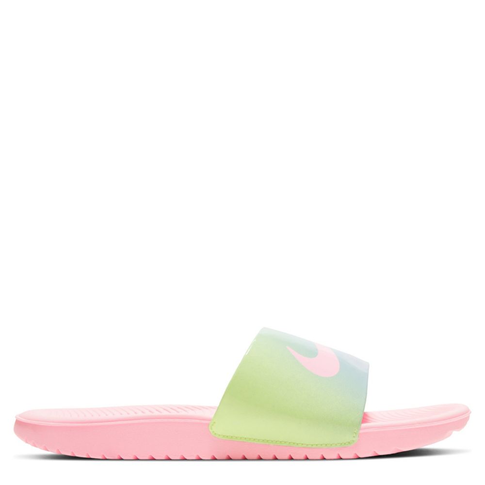 girls pink nike sandals