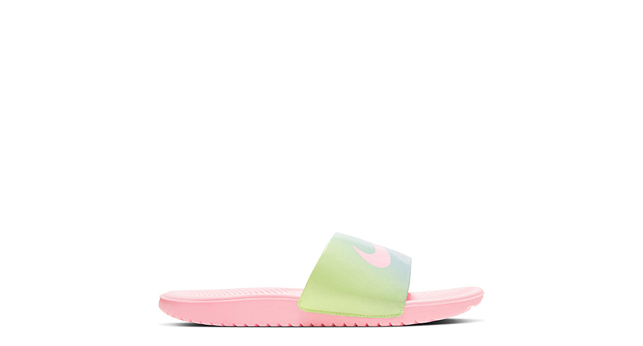 kærtegn psykologi En god ven Pink Nike Girls Kawa Slide Sandal | Kids | Rack Room Shoes