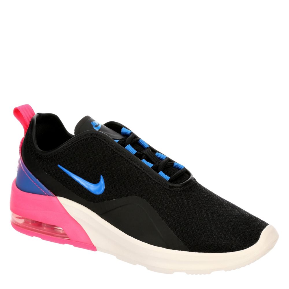 nike air max motion 2 women's black and white