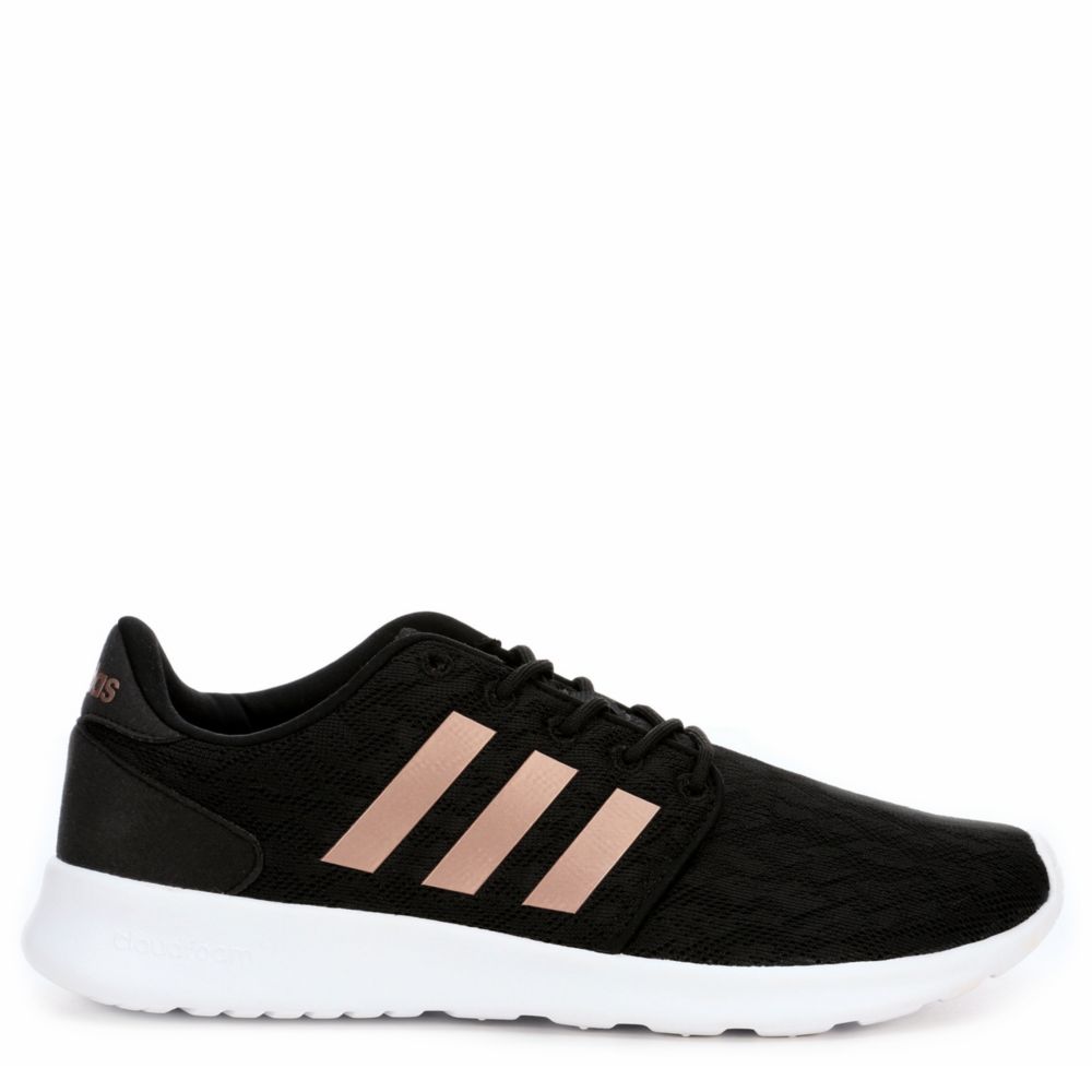 adidas cloudfoam qt racer women's shoes black copper free delivery