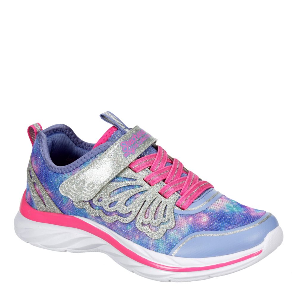 girls purple skechers