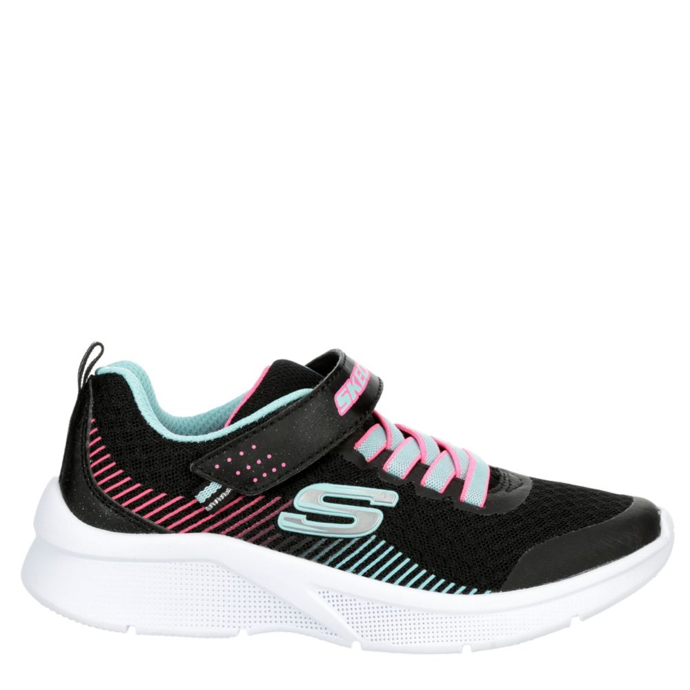 skechers girls black shoes