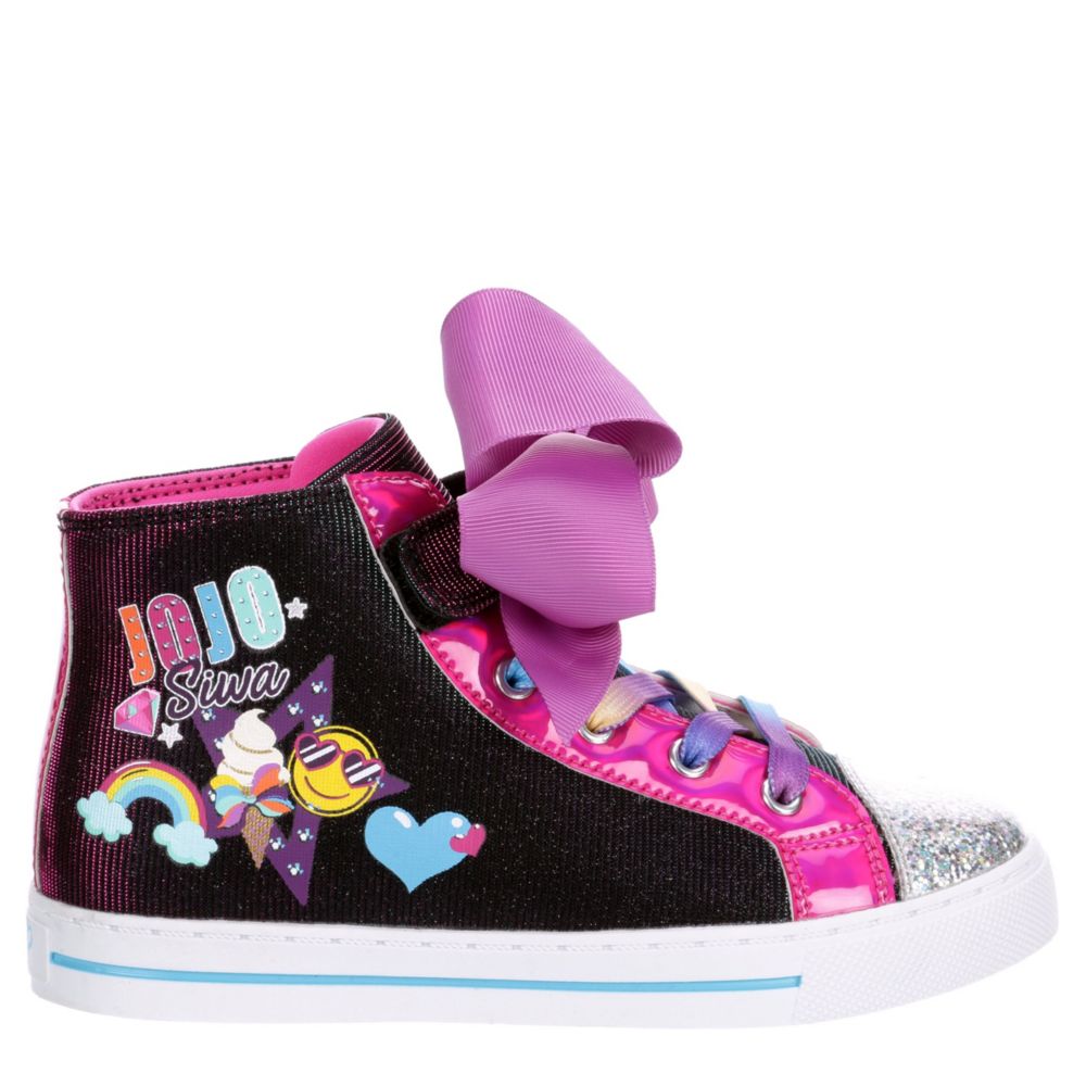 jojo siwa black high top shoes