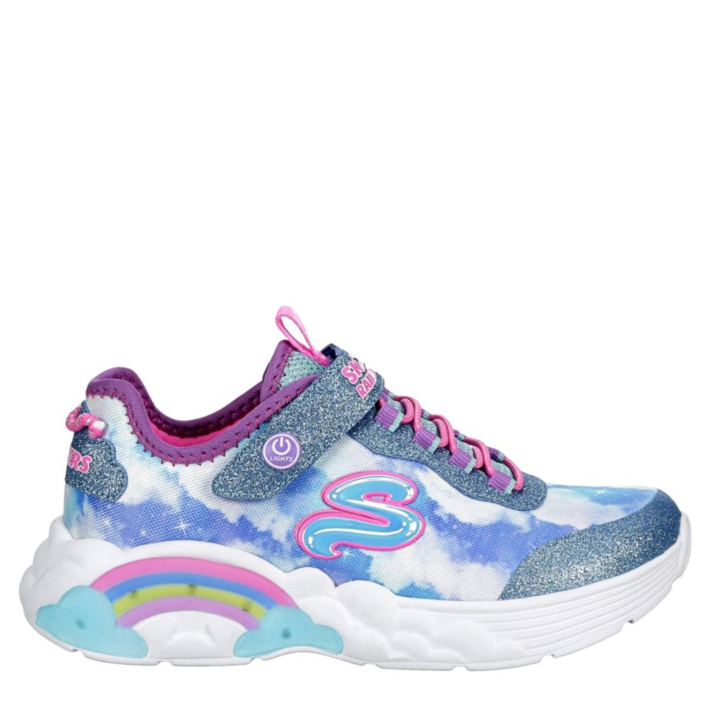 girls rainbow tennis shoes