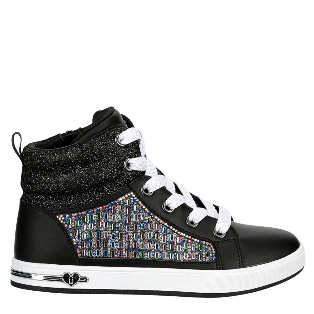 skechers black high top sneakers