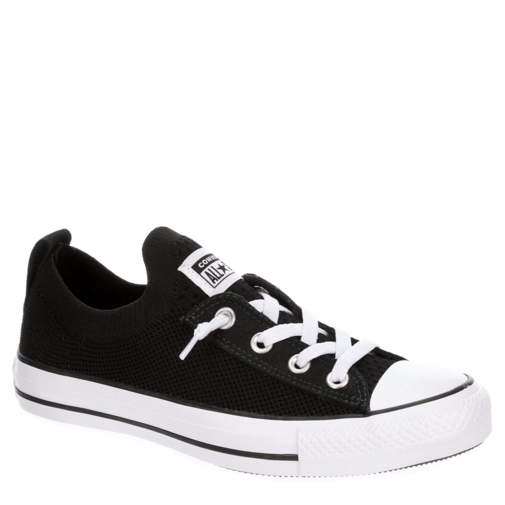 converse slip on womens black